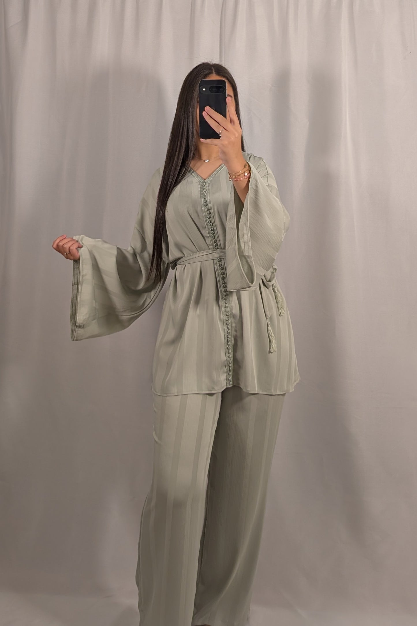 Ensemble Jabador vert d'eau