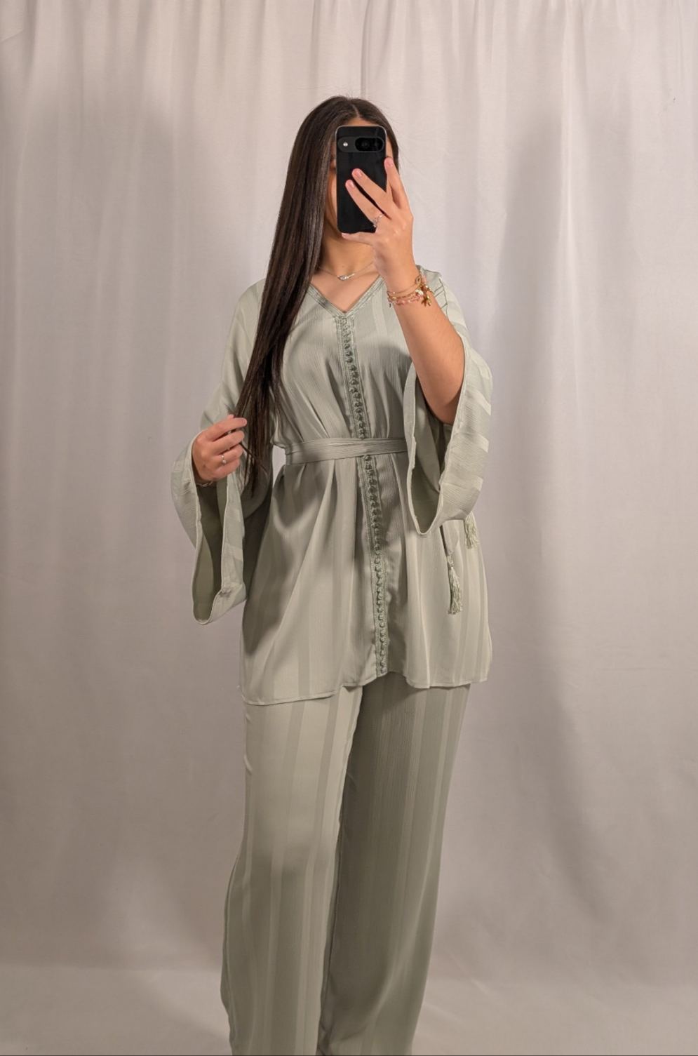 Ensemble Jabador vert d'eau