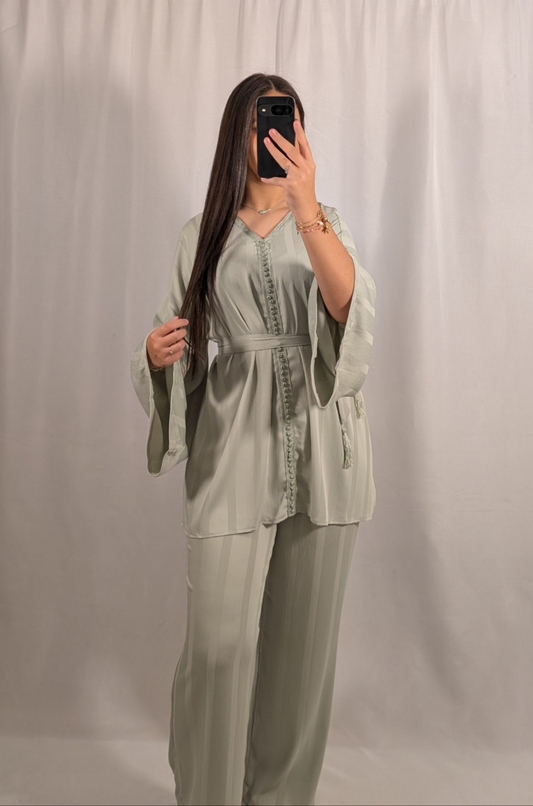 Ensemble Jabador vert d'eau