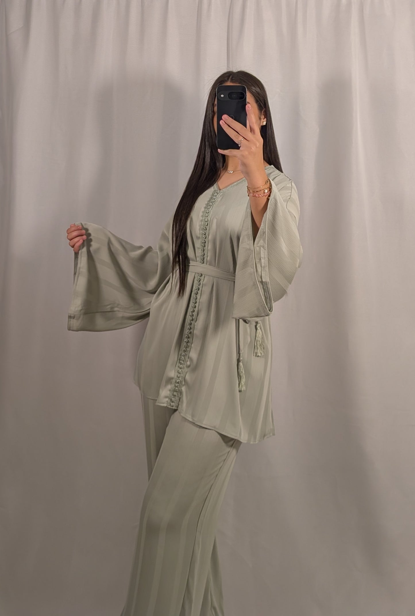 Ensemble Jabador vert d'eau