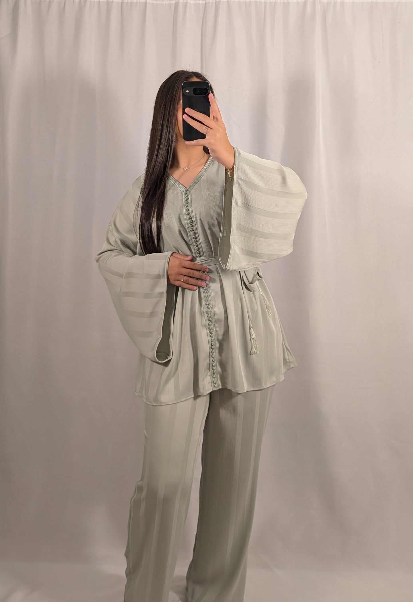 Ensemble Jabador vert d'eau