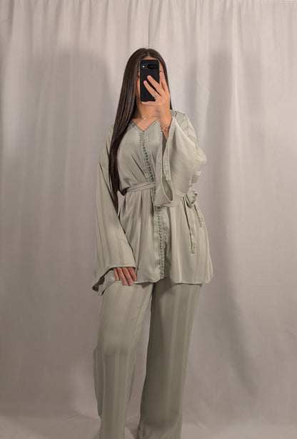 Ensemble Jabador vert d'eau